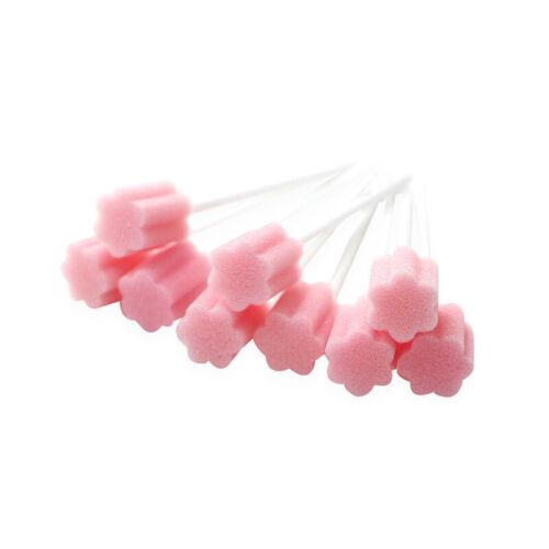 Oral Swab with Flowr Shape